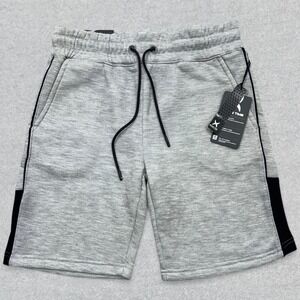 Game Time Sweat Shorts Men's Medium Gray Flex Fit Drawstring Wicking NWT